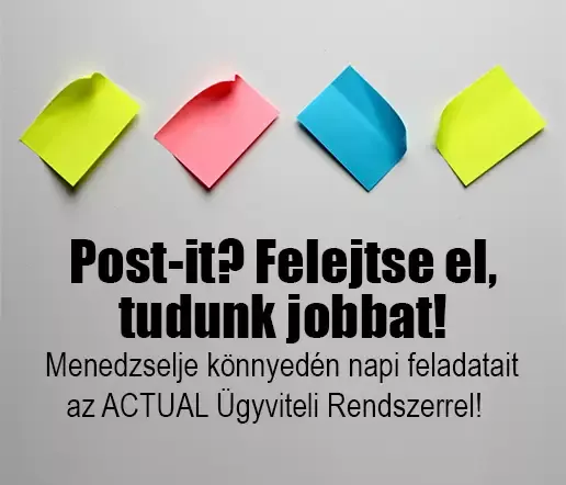 Post-it? Felejtse el, tudunk jobbat!